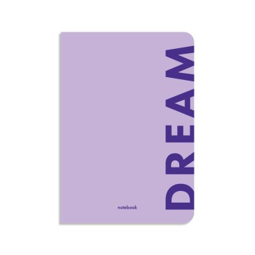 Dream plaid notebook purple: photo - ORNER