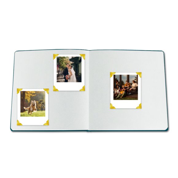 Набір золотих куточків з крафтового паперу на 12 фото: Фото