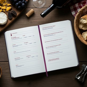 Щоденник винний «Моя колекція винних вражень» темний: Фото Щоденник винний «Моя колекція винних вражень» темний: Фото - ORNER