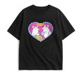Oversized T-shirt ORNER x Maliunok "Tell me" black: Photo