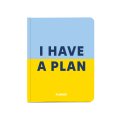 Planner I HAVE A PLAN yellow-blue: Photo
