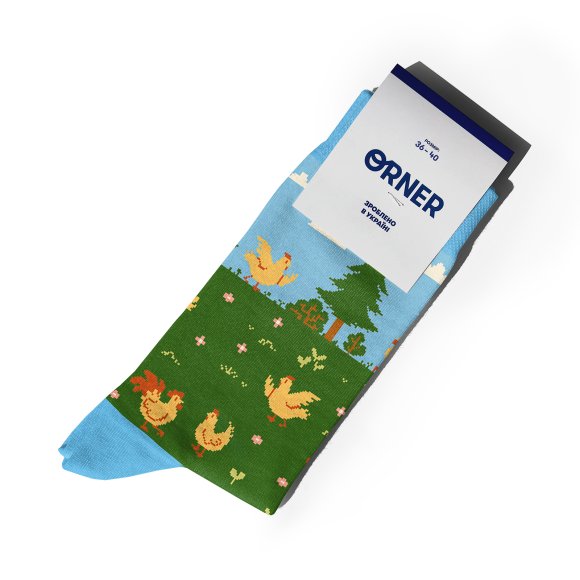 Set of socks "Village core": Photo