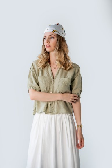 Scarf "Periwinkle": Photo