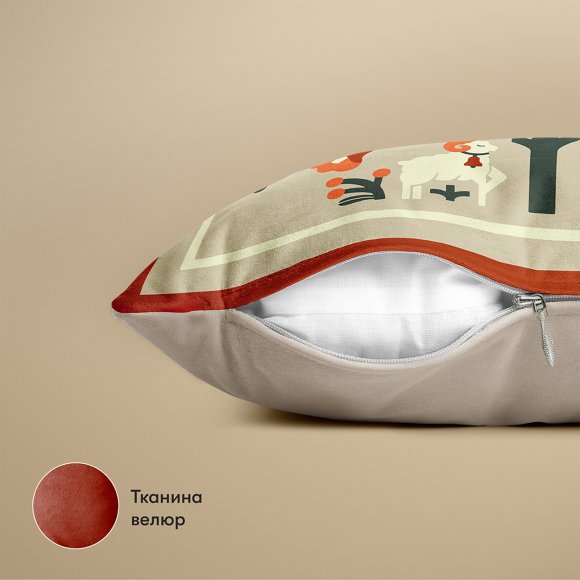 Подушка «Вічне дерево життя» світла: Фото