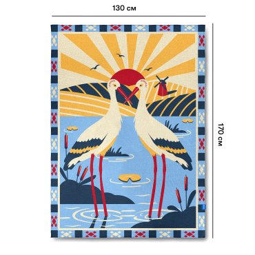 Плед «Лелеки»: фото 2 - ORNER