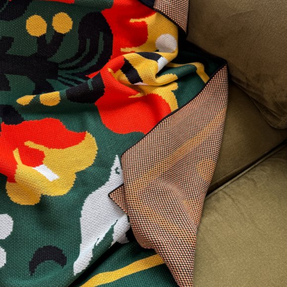 Blanket "Eternal Tree of Life" green: Photo