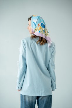 Платок «Ласточкино небо» голубой: Фото - ORNER