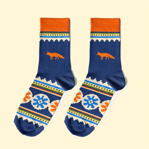 Шкарпетки «Схід» сині: Фото