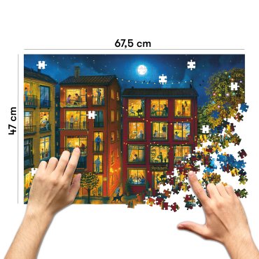 Пазл «Історії у вікнах» 1000 елементів: фото 2 - ORNER