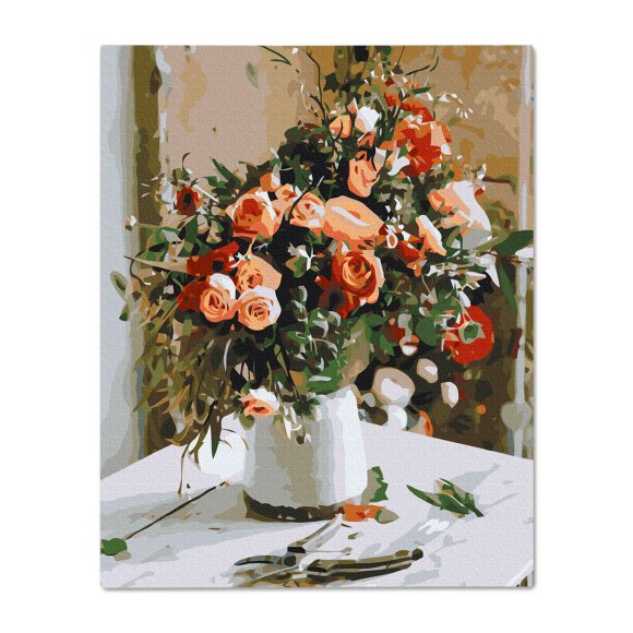 Painting by numbers At the florist's: Photo