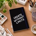 Скетчбук «Create without limits» черный: Фото 4