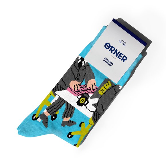 Set of socks ORNER x Maliunok "Workdays": Photo