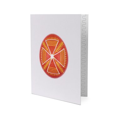 Postcard Pysanka (ritual Easter egg) Luhansk oblast, Starobilsk raion: photo - ORNER