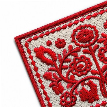 Вышитый патч «Восток Украины. Орнамент бытовой скатерти»: фото 2 - ORNER
