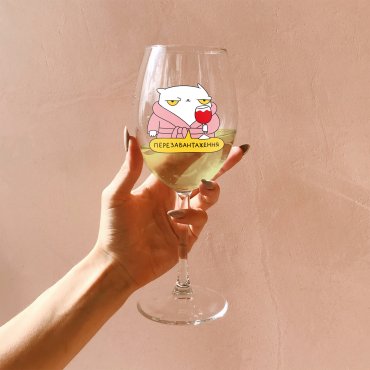 Бокал для вина ORNER х MALIUNOK «Перезагрузка»: Фото - ORNER