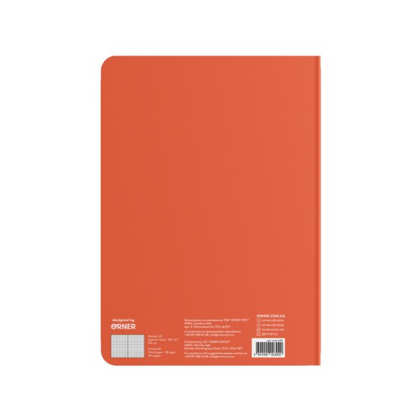 Блокнот у клітинку «Мої котячі справи» червоний: Фото