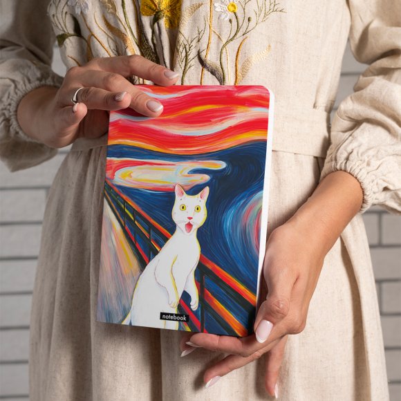 Блокнот в клетку ORNER x InnaRuda «Крик»: Фото