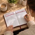 Daily planner "It’s planning time" burgundy: Photo 10
