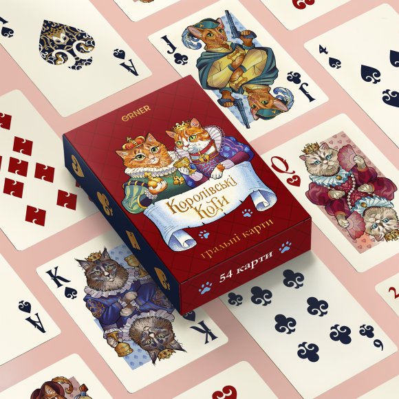 Playing cards "Royal Cats": Photo