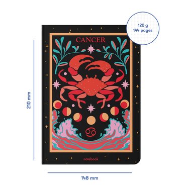 Dotted notebook Zodiac sign — Cancer: photo 2 - ORNER