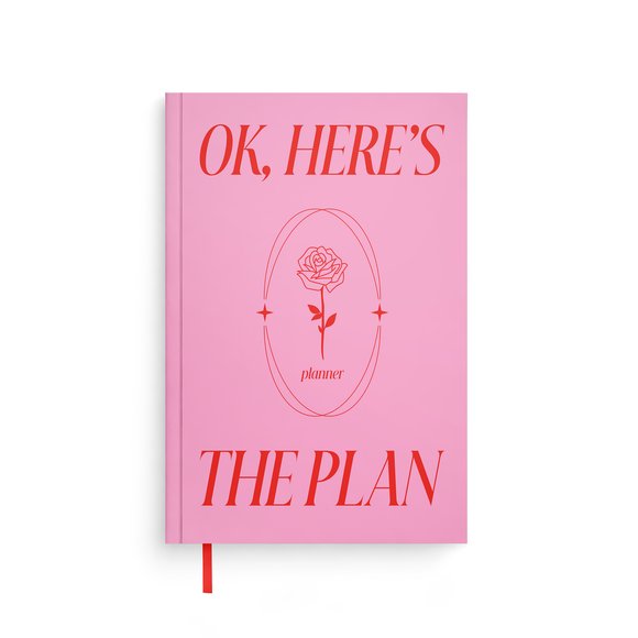 Мініпланер «HERE’S THE PLAN mini» рожевий: Фото