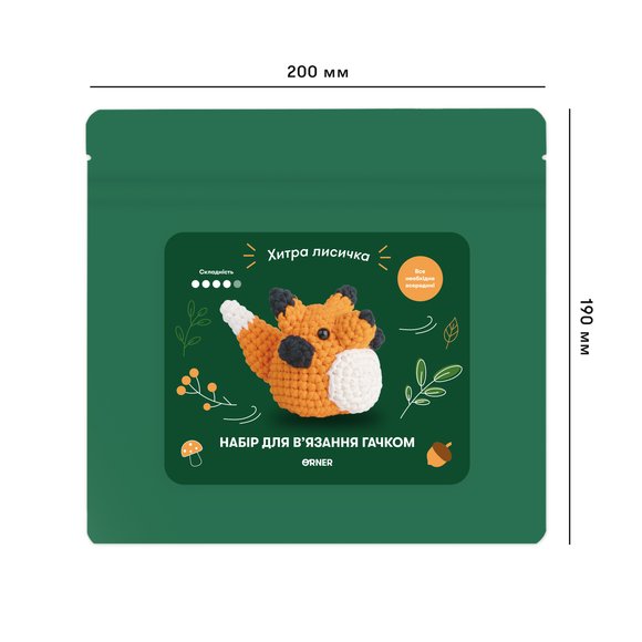 Crochet kit "Fox": Photo