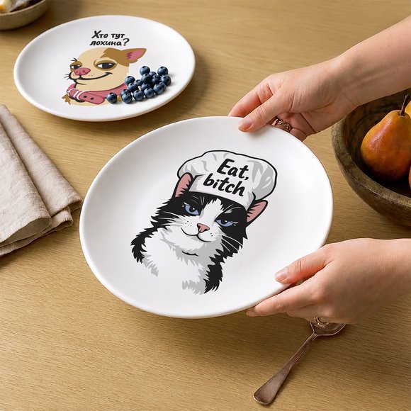 Тарелка «Eat!»: Фото