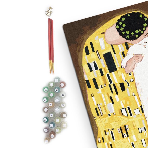 Картина по номерам ORNER x InnaRuda «Поцелуй»: Фото