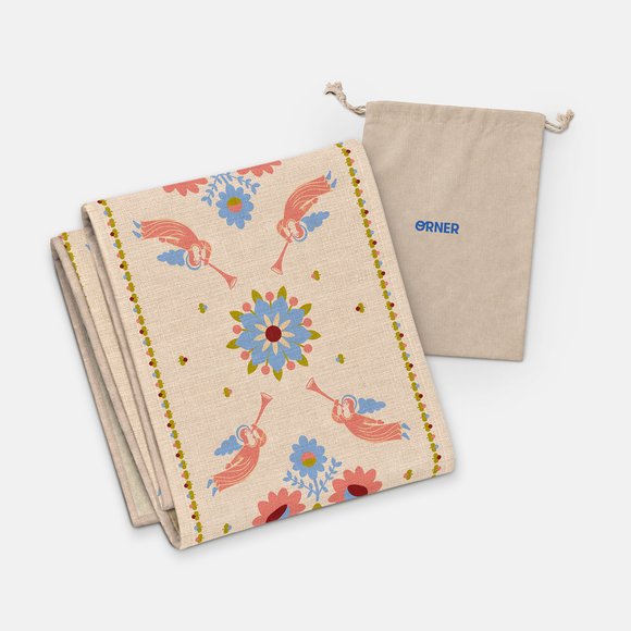 Runner "Festive" beige: Photo