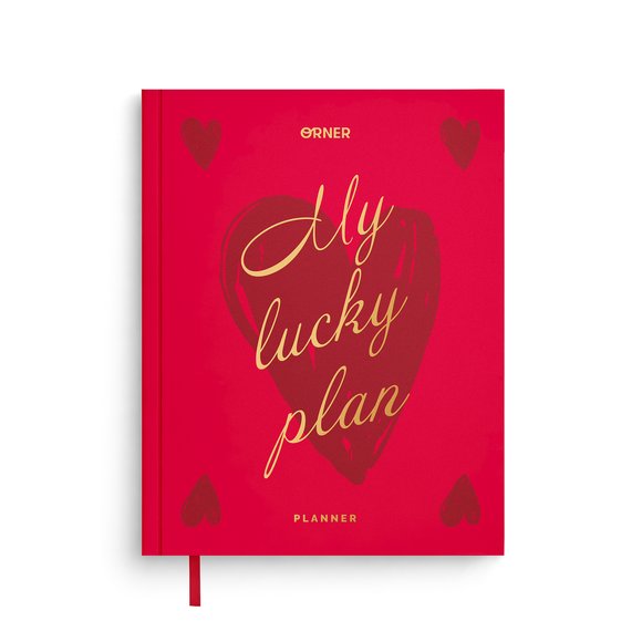 Планер «MY LUCKY PLAN» красный: Фото