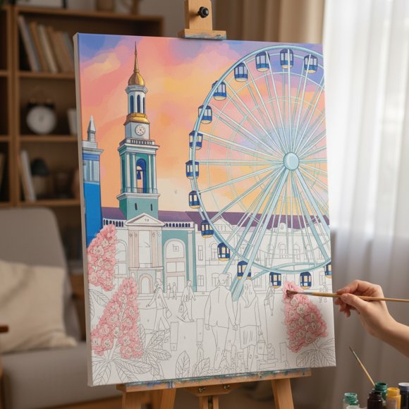 Картина за номерами «Контрактова площа»: Фото