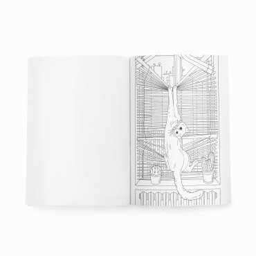 Розмальовка з котиками «Пригоди пухнастих бешкетників»: Фото - ORNER