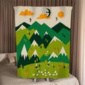 Blanket "Ukrainian Mountains" 130х170 cm: Photo