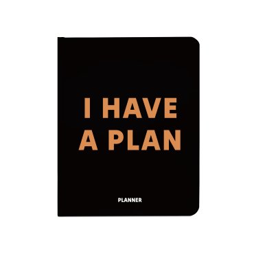 Планер «I HAVE A PLAN» черный: фото - ORNER