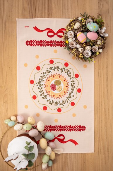 Рушник «Пасхальна тарілка» 40х70: Фото