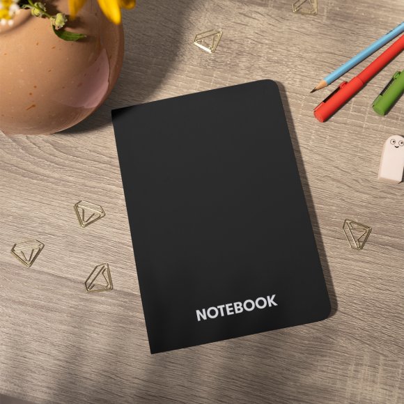 Plaid notebook "Simply black": Photo