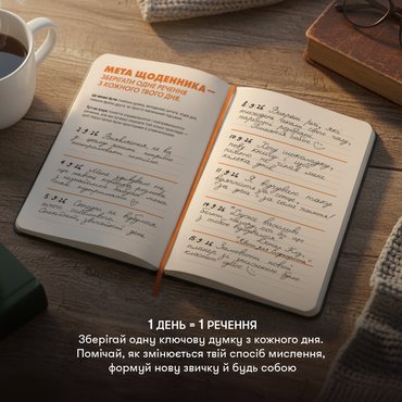 Щоденник на 3 роки «One line a day» чорний: Фото Щоденник на 3 роки «One line a day» чорний: Фото - ORNER