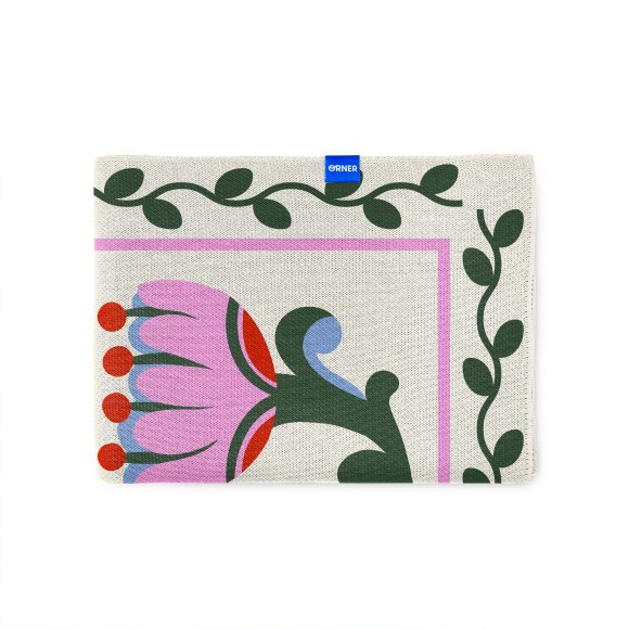 Blanket "World tree" milky: Photo