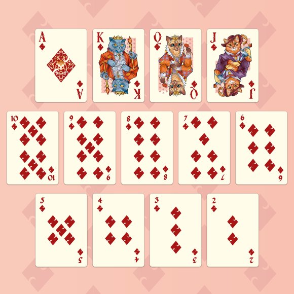 Playing cards "Royal Cats": Photo