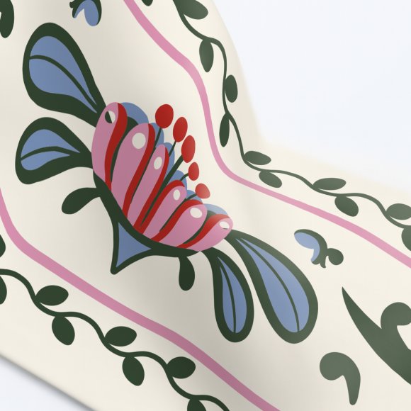 Twilly Scarf "World Tree" milk: Photo