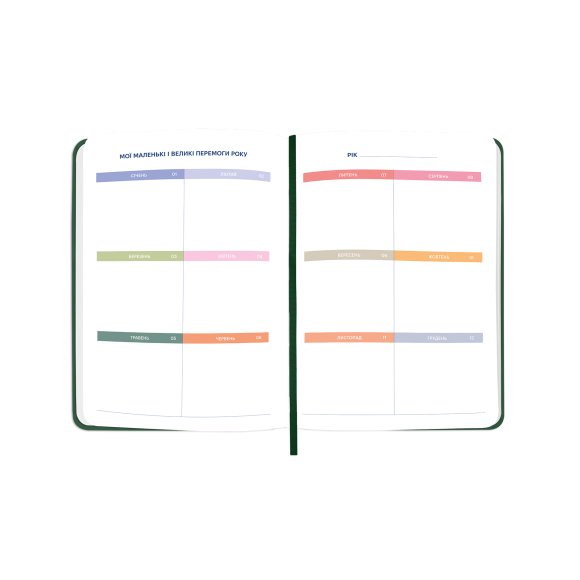 Планер «PLAN LIKE NOBODY'S WATCHING» зеленый: Фото