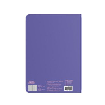 Блокнот в клетку «Мечтай!» фиолетовый: Фото - ORNER