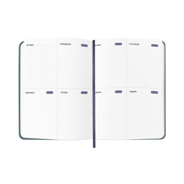 Планер-дневник «Мой продуктивный год» темно-зеленый: Фото - ORNER