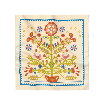 Платок «Символ жизни» светлый: фото - ORNER