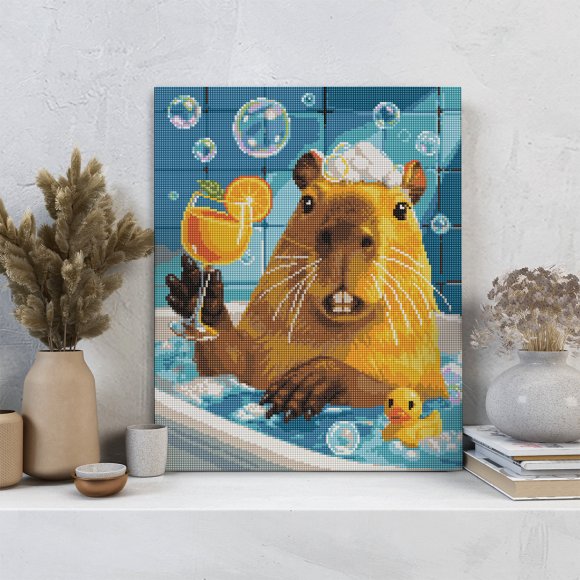 Алмазная мозаика «Капибара»: Фото