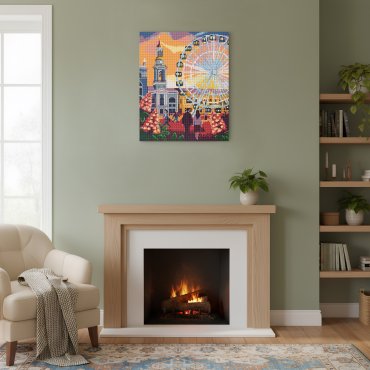 Алмазная мозаика «Контрактовая площадь»: Фото - ORNER