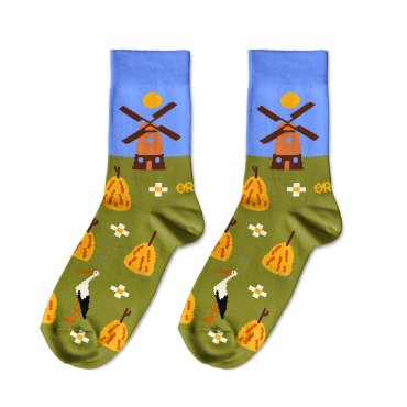 Носки «Мельница»: фото - ORNER