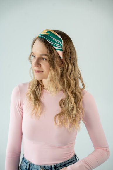 Scarf "Spring Bouquet" pink: Photo