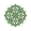 Набор для вышивания Ø190 мм ORNER x Diva Olivka «Мандала» зеленый: Фото