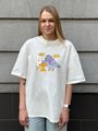 Oversized T-shirt ORNER x Maliunok "Universal advice" milky: Photo 5